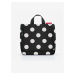 Černá dámská kosmetická taška s puntíky Reisenthel Toiletbag Dots White