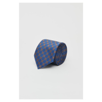 ALTINYILDIZ CLASSICS Men's Brown-Navy Blue Patterned Brown Navy Blue Classic Tie