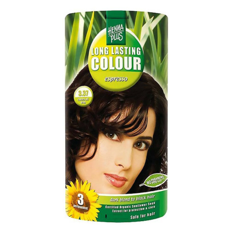 HENNA PLUS Přírodní barva na vlasy 3.37 Exspresso 100 ml HennaPlus