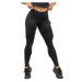 Nebbia High Waist Leggings INTENSE Mesh Black/Gold Fitness kalhoty