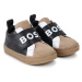 Kojenecké kožené sneakers boty BOSS černá barva, J51342