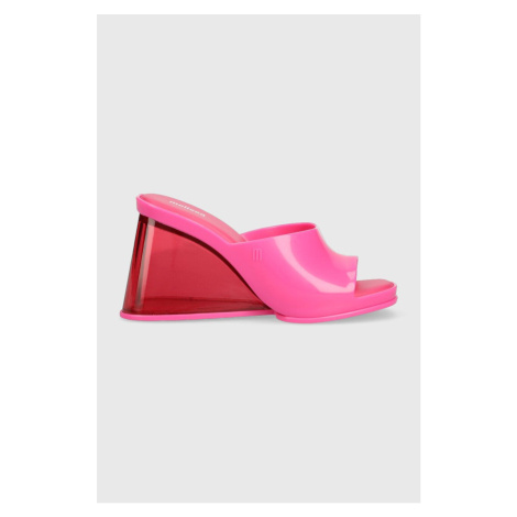Pantofle Melissa MELISSA DARLING AD dámské, růžová barva, na klínku, M.33805.K854