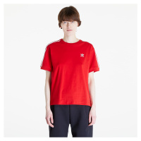 adidas 3 Stripe Tee Better Scarlet