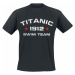Sprüche Titanic Swim Team Tričko černá