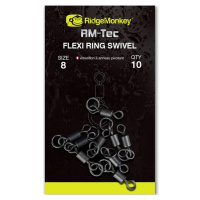 RidgeMonkey Obratlík RM-Tec Flexi Ring Swivel 10ks