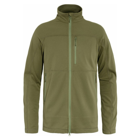 Fjällräven Abisko Lite Fleece Jacket M Green Outdoorová mikina