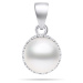 Brilio Silver Stříbrný perlový přívěsek se zirkony PT77W