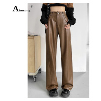 Dámské kožené kalhoty AG43