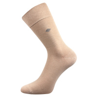 Lonka Diagon Pánské ponožky s extra volným lemem - 3 páry BM000001470200101404 béžová