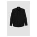 DEFACTO Regular Fit Polo Neck Stretch in All Directions Long Sleeve Shirt Jacket A6831ax23au