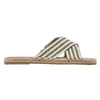 Paez Sandals Crossed W - Lurex Ecru Zlatá