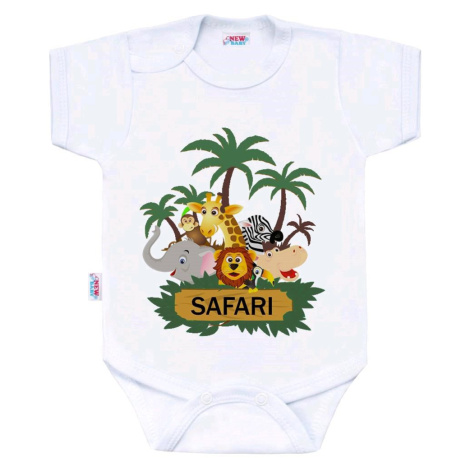 Body s potiskem New Baby SAFARI