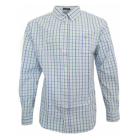 Pánská košile GANT - modro/zelené pruhy