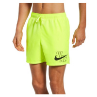 Nike LOGO SOLID 5 Pánské koupací šortky, reflexní neon, velikost