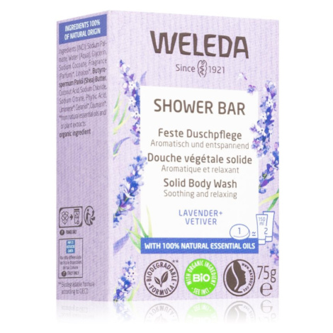 Weleda Shower Bar Lavender tuhé mýdlo s levandulí 75 g