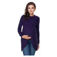 Těhotenský asymetrický svetr na krmení 70027