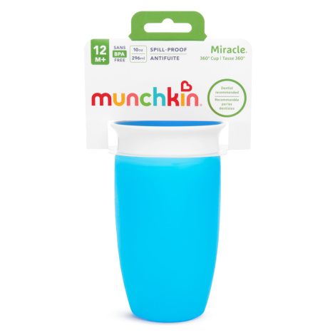 Munchkin Juniorský netekoucí hrneček 360° 296 ml, 12m+, modrý 296 cm