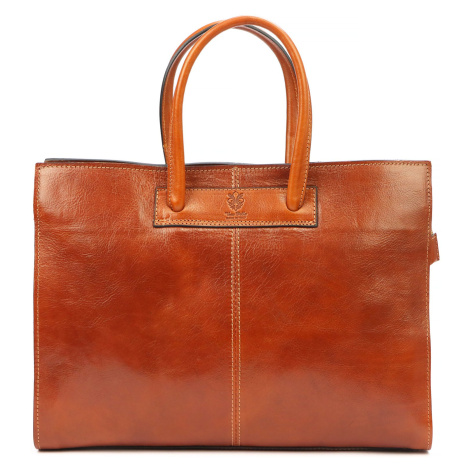 Dámská kožená aktovka Florence 1027 camel FLORENCE BAGS