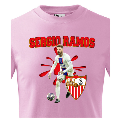 Dětské tričko s potiskem Sergio Ramos -  dětské tričko pro milovníky fotbalu BezvaTriko