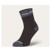 Sealskinz Waterproof Warm Weather Ankle Length Sock Black/Grey S Cyklo ponožky