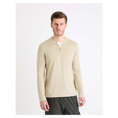 Celio Svetr henley Gelano - Pánské