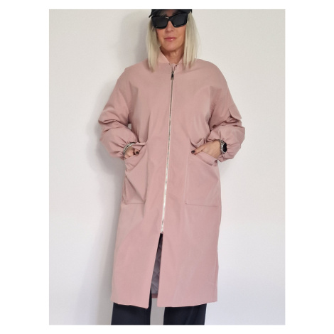 Starorůžový kabát EXTRA