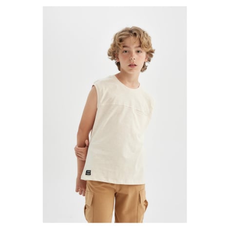 DEFACTO Boy's Crew Neck Undershirt