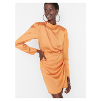 Oranžové dámské šaty Trendyol