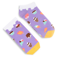Banana Socks Unisex's Socks Short Ice-cream