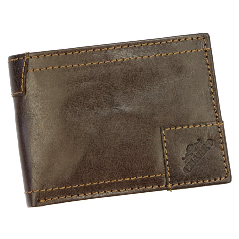 Pánská kožená peněženka Charro IASI 1123 hnědá
