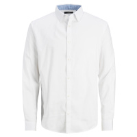 Jack&Jones Pánská košile JPRBLABELFAST Comfort Fit 12239027 White