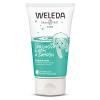WELEDA 2v1 Sprchový krém a šampon Čarovná máta 150 ml