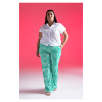 DEFACTO palazzo Crinkle Viscose Trousers