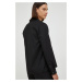 Košile Bruuns Bazaar pánská, černá barva, regular, s klasickým límcem