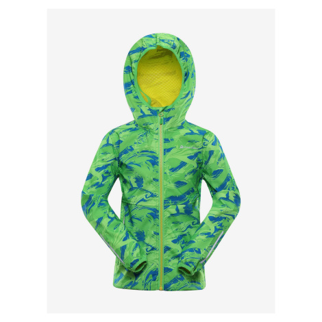 Dětská softshellová bunda s membránou ALPINE PRO LANCO zelená