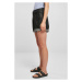 Ladies High Waist Boyfriend Shorts - black washed