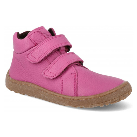 Barefoot dětské kotníkové boty Froddo - Autumn růžové