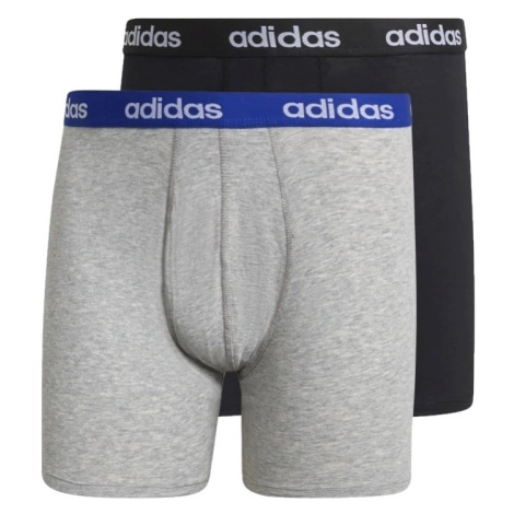 Adidas adidas Linear Brief Boxer 2 Pack Černá