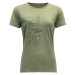 Devold HELLESYLT MERINO 130 TEE Dámské triko, zelená, velikost