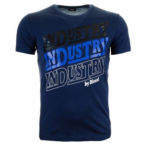 Pánské modré tričko Diesel Industry