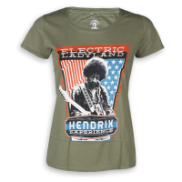 Tričko metal dámské Jimi Hendrix - Electric - ROCK OFF - JHXTS13LG
