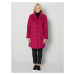 Krátký kabát ve vlněném vzhledu m. collection Pink
