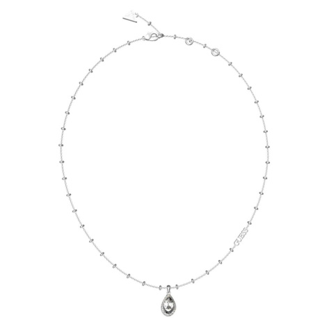 Guess Půvabný ocelový náhrdelník Crystal Drop JUBN03391JWRHT/U