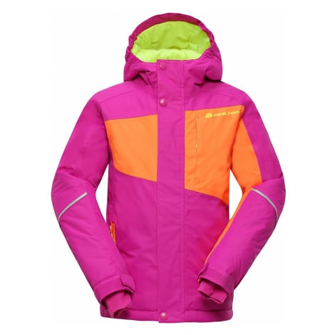 Dětská bunda Alpine Pro BAUDOINO - růžová