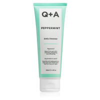 Q+A Peppermint hydratační čisticí gel s mátou peprnou 125 ml