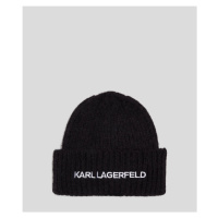 Čepice karl lagerfeld k/essential beanie black