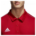 Tričko adidas Core 18 polo Červená / Bílá