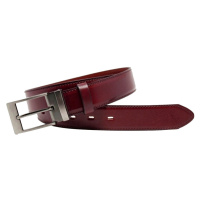 Penny Belts Pánský kožený opasek 235-020-19 bordó