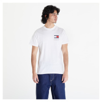 Tommy Jeans Slim Essential Flag Short Sleeve Tee White