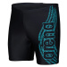 Pánské plavky arena men swim mid jammer graphic black xxl - uk40